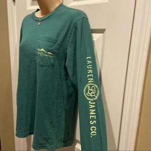 LAUREN JAMES Long Sleeve T Shirt Small